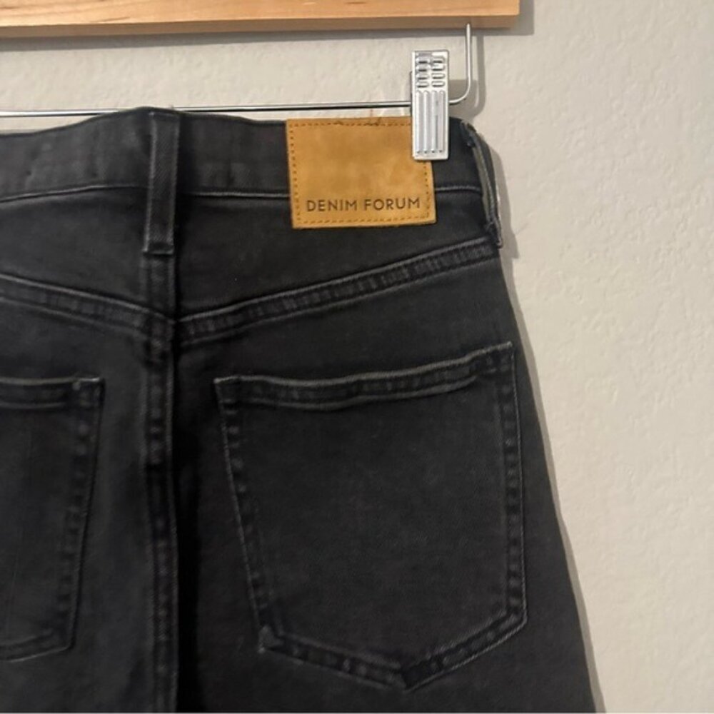 Aritzia Black Denim Forum The Yoko High Rise Slim Size 24 - Picture 9 of 10